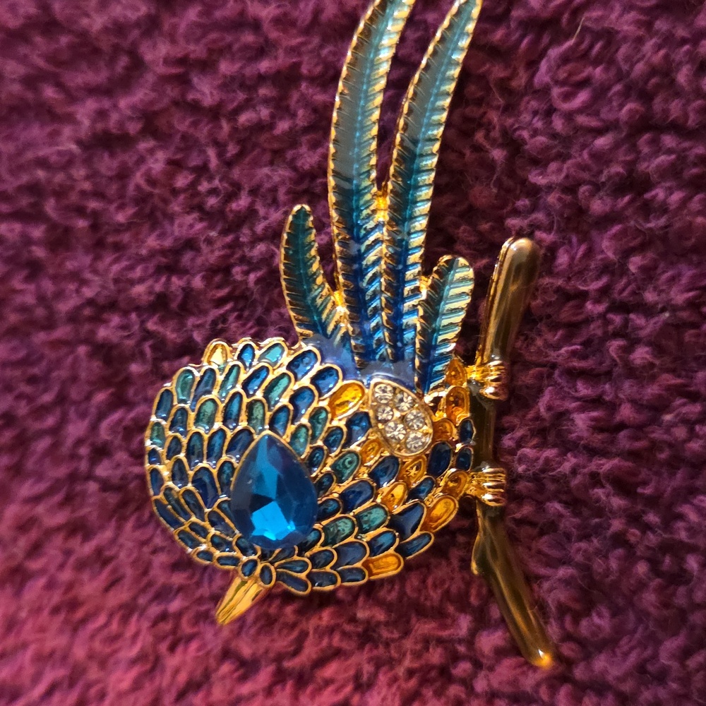 Pikper K Colorful Parrot Brooch - Picture 2 of 3